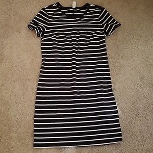 Striped T Shirt Dress
